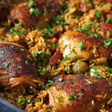 One Pot Chicken and Dirty Rice