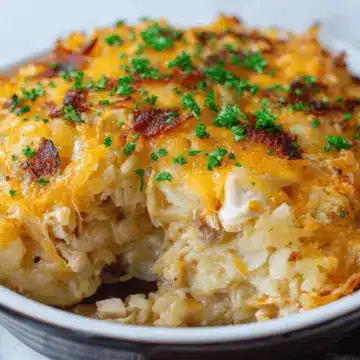 Easy and Cheesy Chicken Hashbrown Casserole Recipe