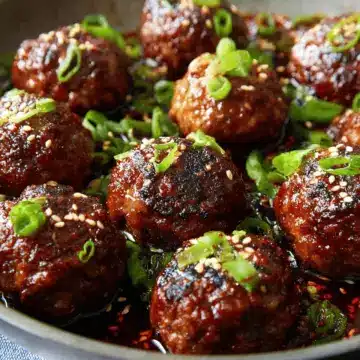 Korean Barbecue-Style Meatballs