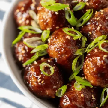 Asian Crockpot Meatballs