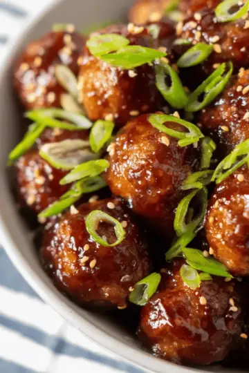 Asian Crockpot Meatballs