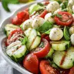 Cucumber Caprese Salad