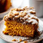 Pumpkin Coffee Cake with Crumb Topping
