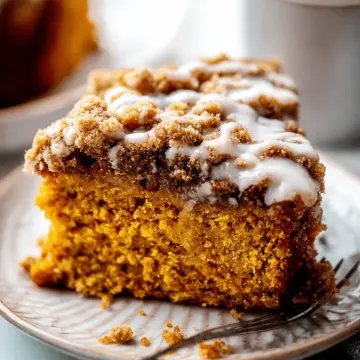 Pumpkin Coffee Cake with Crumb Topping