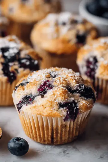 Vegan Blueberry Muffins