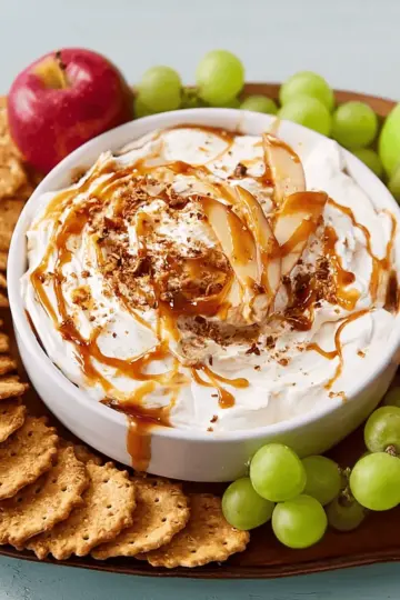 Caramel Apple Cheesecake Dip