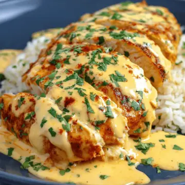 Mexican Chicken with Cheese Sauce