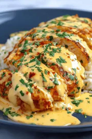 Mexican Chicken with Cheese Sauce