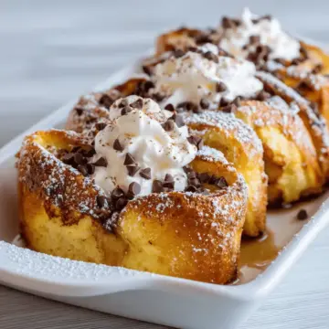 Cannoli Baked French Toast
