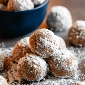 Gingerbread Snowball Cookies