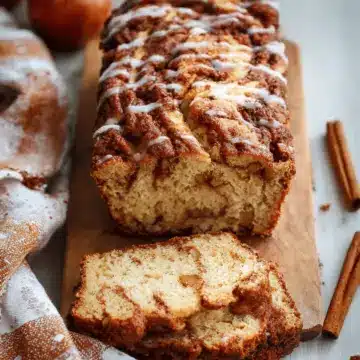Easy Cinnamon Swirl Apple Bread (No Mixer Needed!)