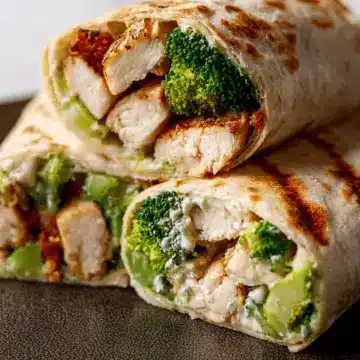 Grilled Chicken Broccoli Wraps