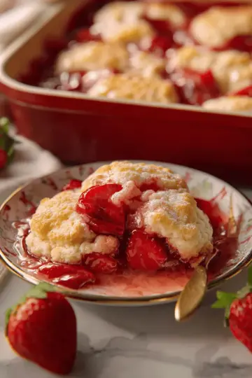 Strawberry Cobbler