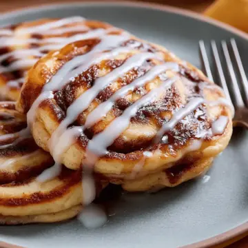Cinnamon Roll Pancakes