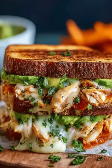 Chicken Avocado Melt Sandwich