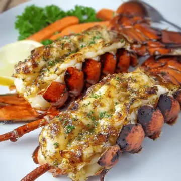 Grilled Lobster Tails with Garlic Butter