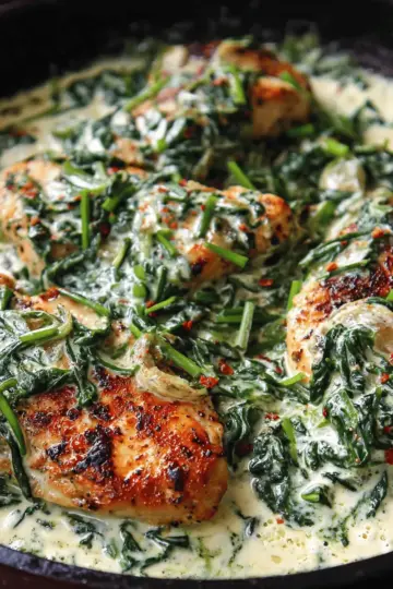 Creamy Spinach Chicken