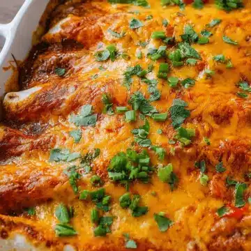 Easy & Cheesy Beef Enchiladas