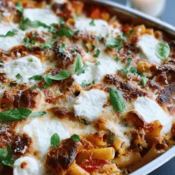 No-Boil Veggie Baked Ziti