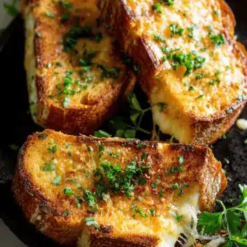 Garlic Bread Grilled Cheese