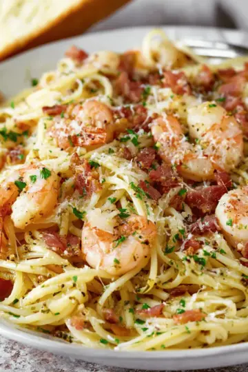 Shrimp Carbonara