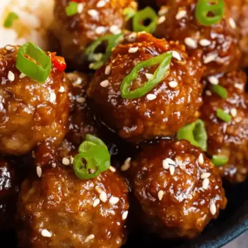 The Best Sticky Asian Glazed Meatballs Recipe