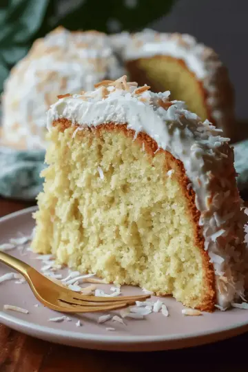 Coconut Coconut Milk Cake