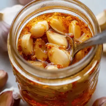 fermented garlic honey