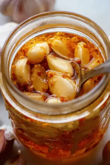 fermented garlic honey