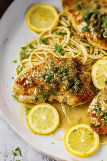 Chicken Piccata with Lemon Sauce