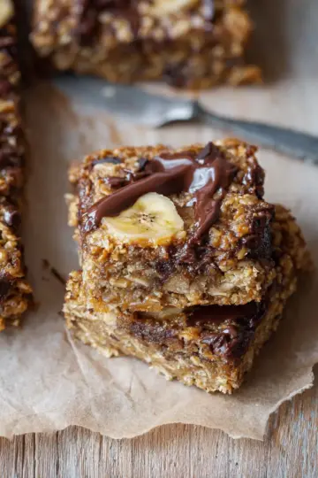 Banana Oatmeal Bars