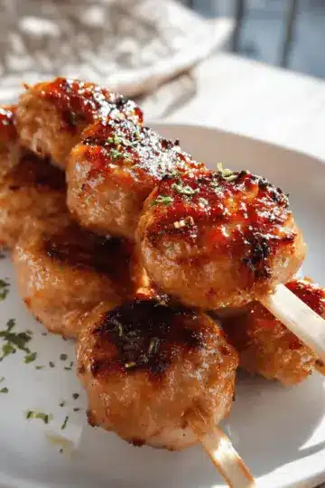 Tsukune (Japanese Chicken Meatballs)