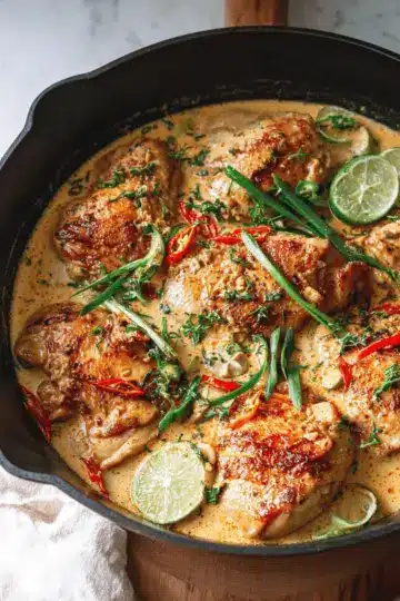 Creamy Coconut Milk Chicken Recipe (One-Skillet)