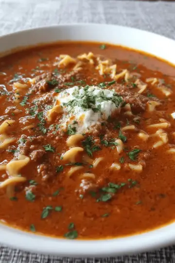 Real Lasagna Soup