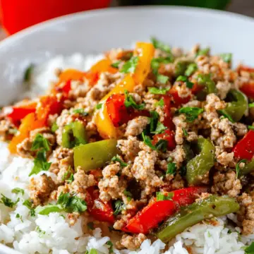 Ground Turkey and Peppers Recipe