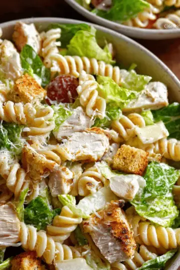 Chicken Caesar Pasta Salad