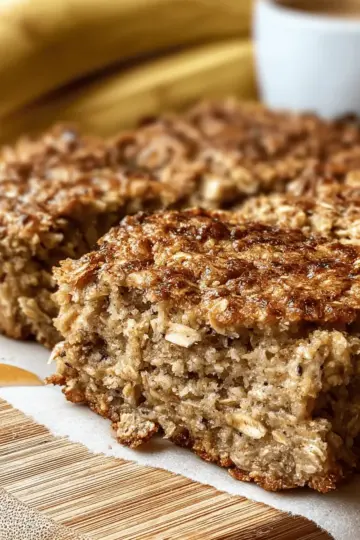 Oatmeal Banana Breakfast Bars Recipe