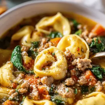Sausage Tortellini Soup