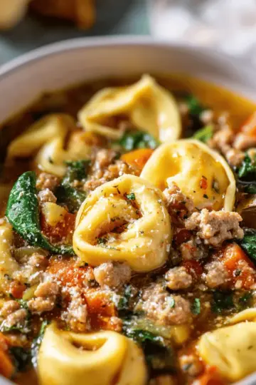 Sausage Tortellini Soup