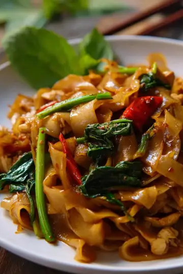 Thai Drunken Noodles (Pad Kee Mao)