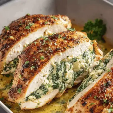 Spinach Stuffed Chicken Breast