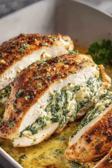Spinach Stuffed Chicken Breast