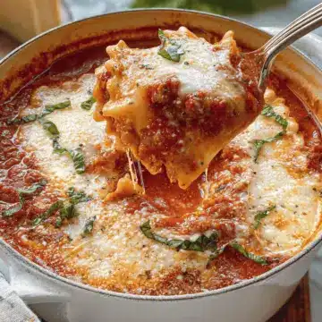 High Protein Lasagna Soup