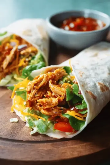 Sweet Chili Chicken Wraps