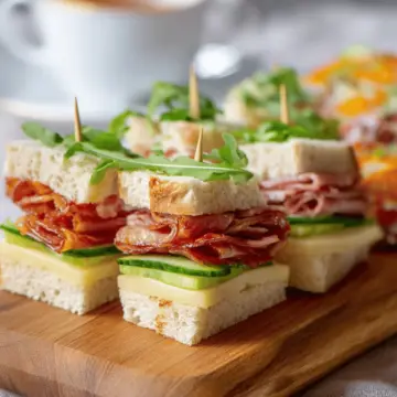 Easy Tea Club Sandwiches