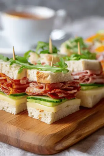 Easy Tea Club Sandwiches