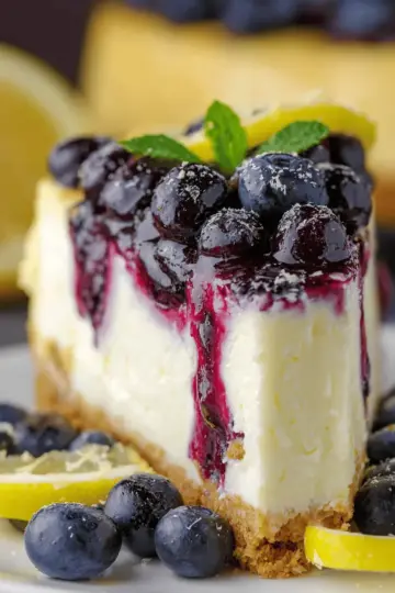 Lemon Blueberry Cheesecake