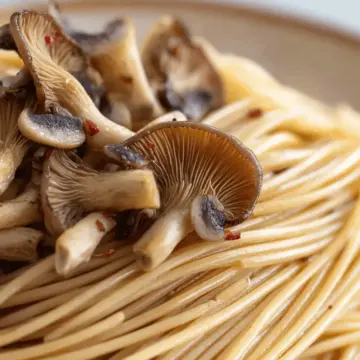 Quick Mushroom Spaghetti