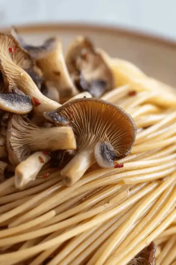 Quick Mushroom Spaghetti