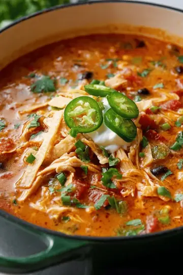Chicken Enchilada Soup